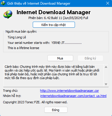 Internet Download Manager (IDM) - Trọn đời photo review