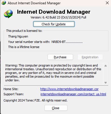 Internet Download Manager (IDM) - Trọn đời photo review