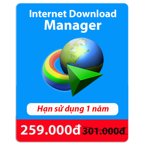 Internet Download Manager (IDM) - 1 Năm