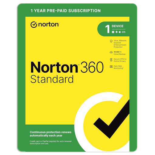 Norton 360 Standard 12 Tháng